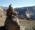 Rock formation overlooking Jebel Sham