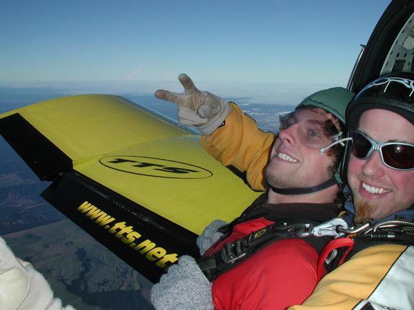 jumping out of a plane in Taupo