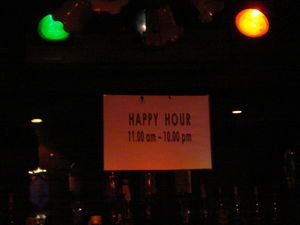 All day happy hour-how can you beat this!!