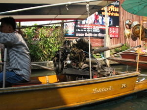 Floating Market Long Tail boat