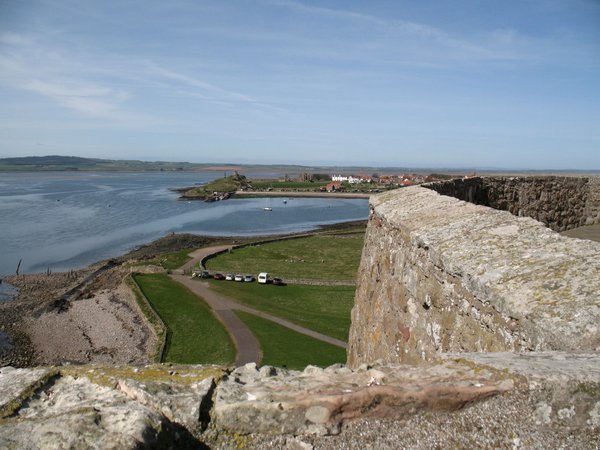Lindisfarne Castle view