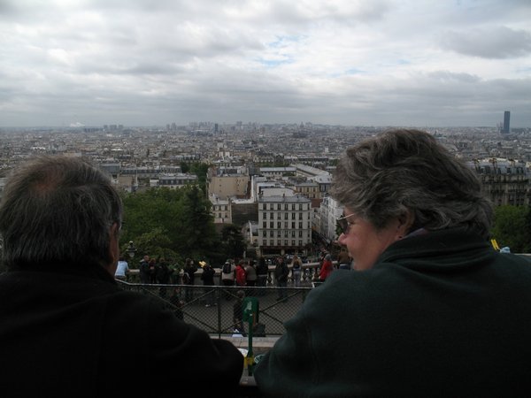 Paris view from Sacre Coeur 