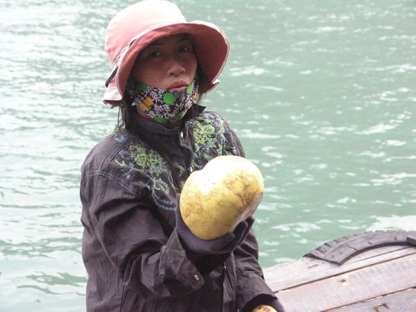A Bay Merchant Selling Fruits and Veggies