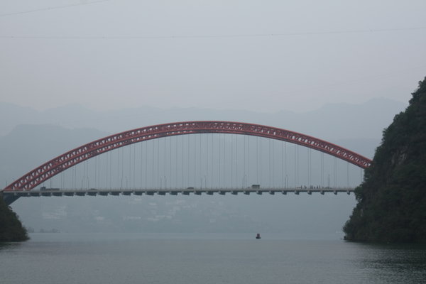 1 of 4000 spans crossing the Yang tze River