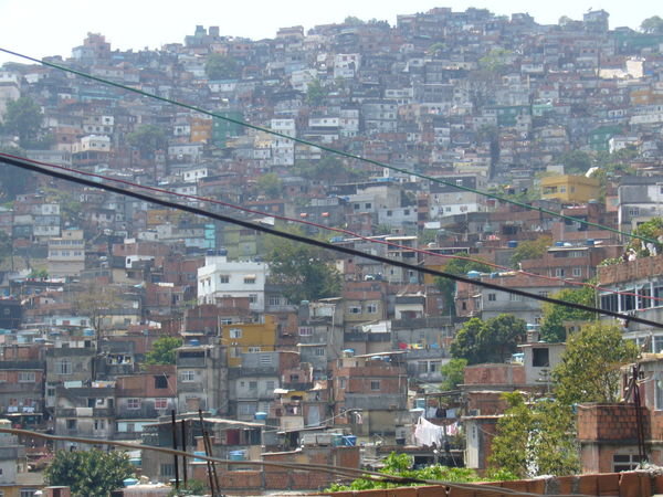 Rocinho - largest slum district of Rio