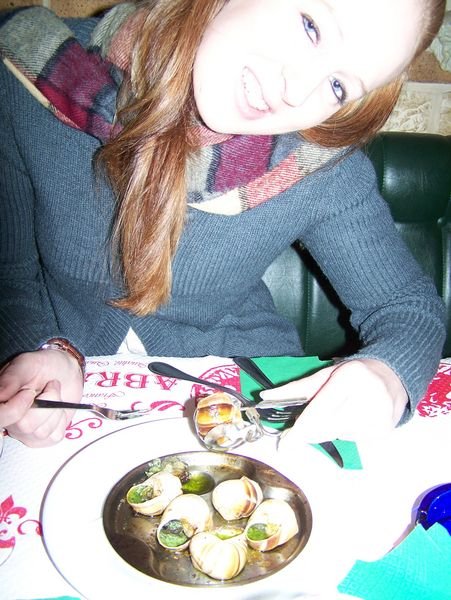 when in Paris....eat snails!