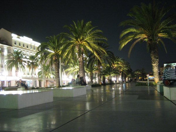The main street in Split