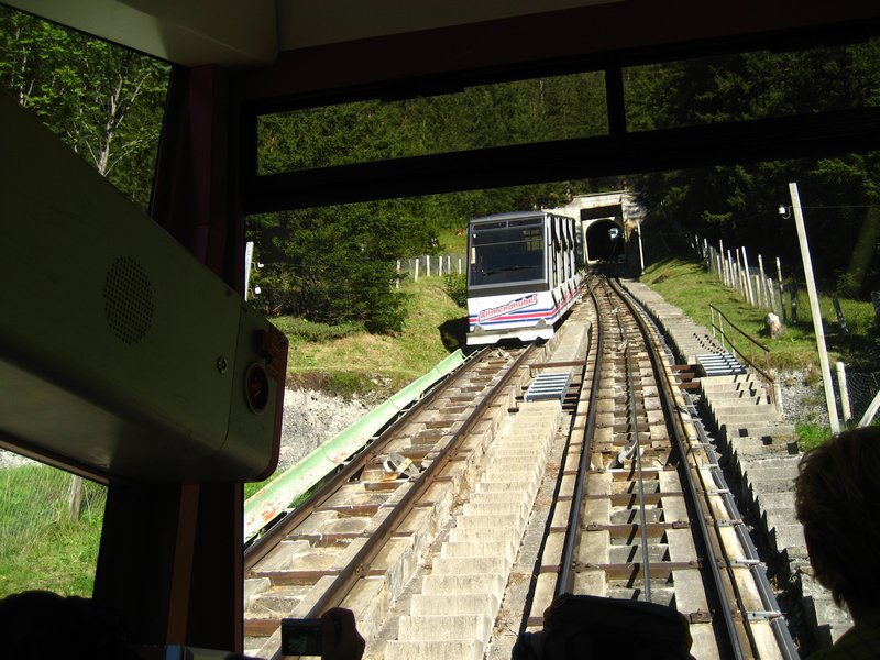 The Allmendhubelbahn funicular