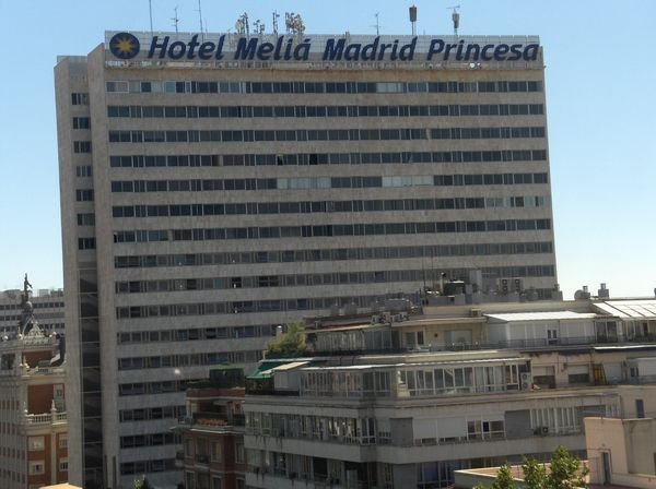 Madrid hotel from our window
