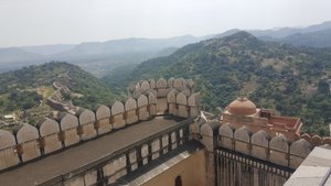 The Aravalli ranges- view  from  top of the fort..