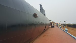 The gigantic submarine