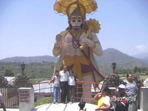 The Hanuman statue
