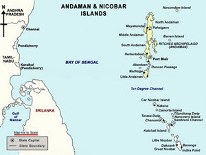 Map of Andaman