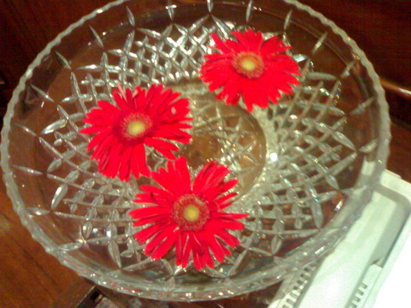 Flowers in a bowl
