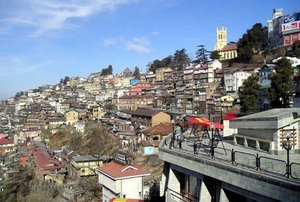 Shimla view from hotel