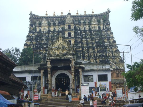 The towering temple