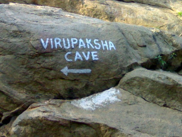We reached the Virupaksha cave