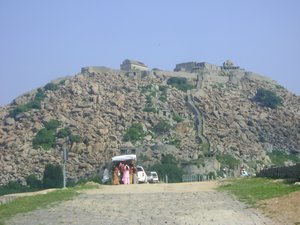 The entrance to the fort