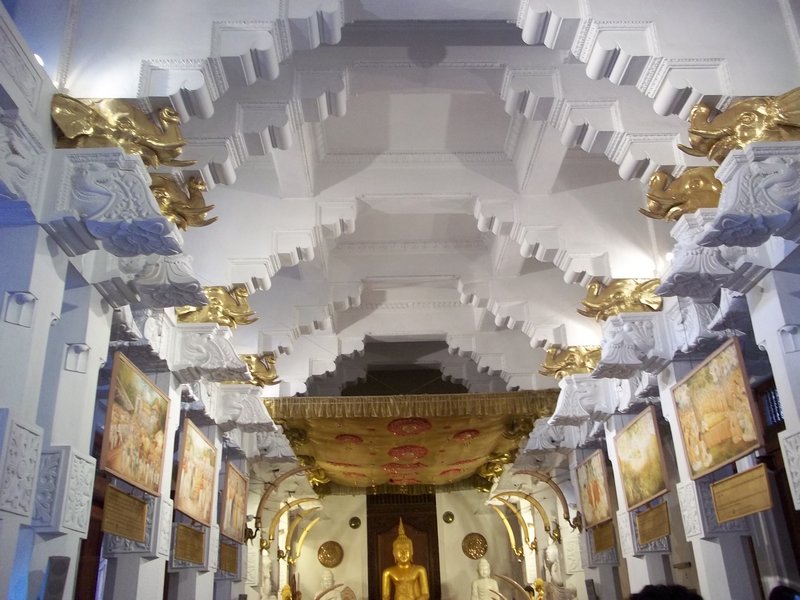 Lovely arches inside the temple.