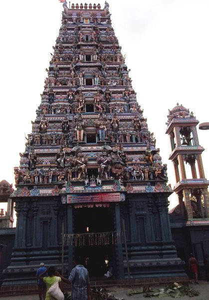 Hindu temple at Colombo down town