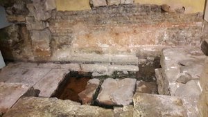Interior of bath.. still preserved.