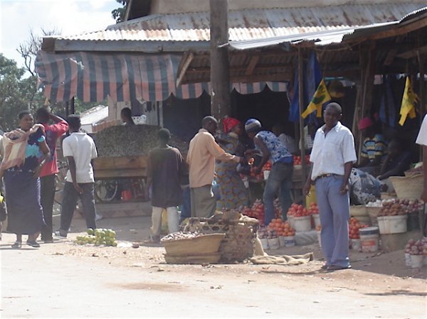 One of the fruit and vegetable markets