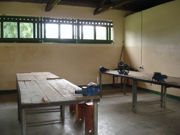 One of the shops at Kigwe school.