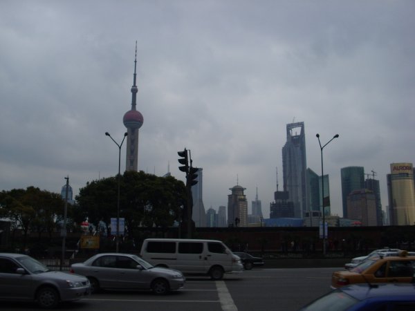 the bund on a freezing & cloudy day