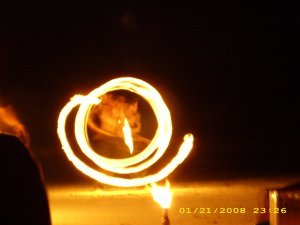 kinda cool pic of the fire show, they really were amazing