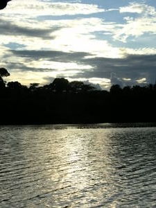 Cloudy skies over Tortuguero