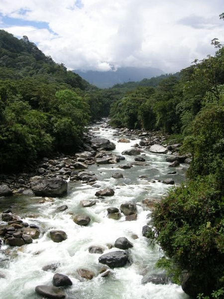 River crossing on way to Misahualli, Ecuador