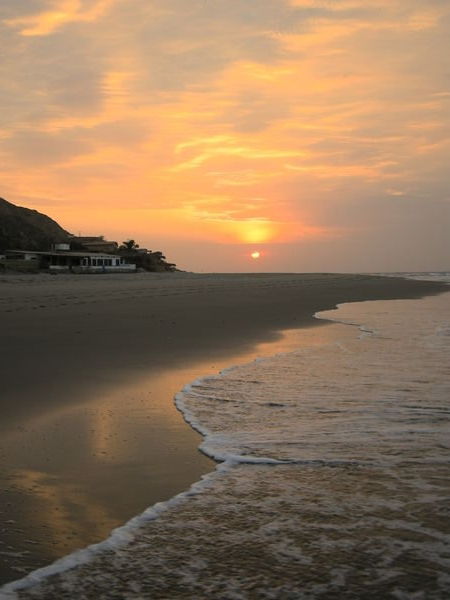 Beach sunset, Punta Sal