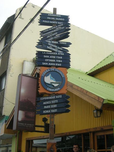 Signpost at the End of the World, Ushuaia