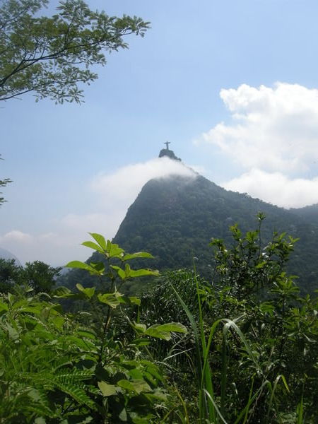 Corcovado shrouded in cloud