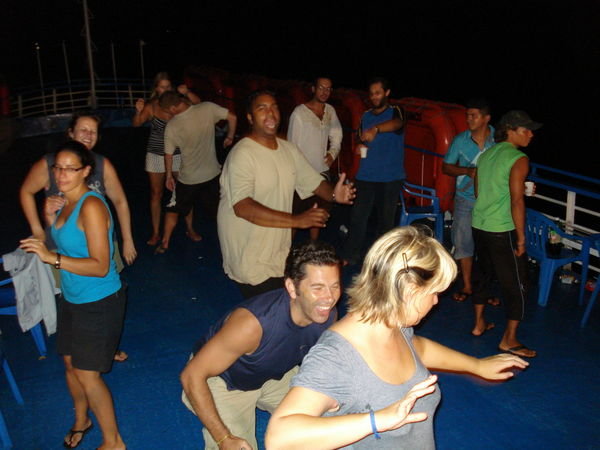 Mas ferry party action