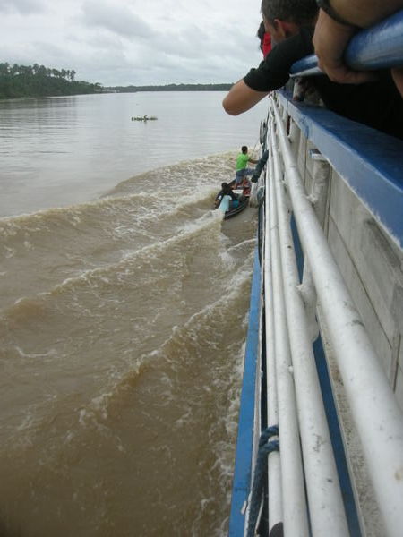 Latching on, Amazon ferry