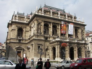the opera house, love the statues along the top