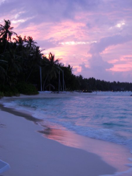 My first Maldivian sunset