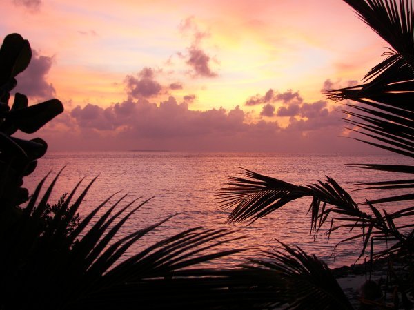 Last Maldivian sunset!