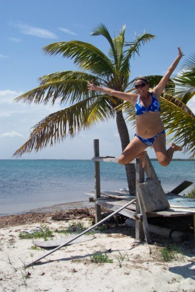 Jumping for Joy on my own private island