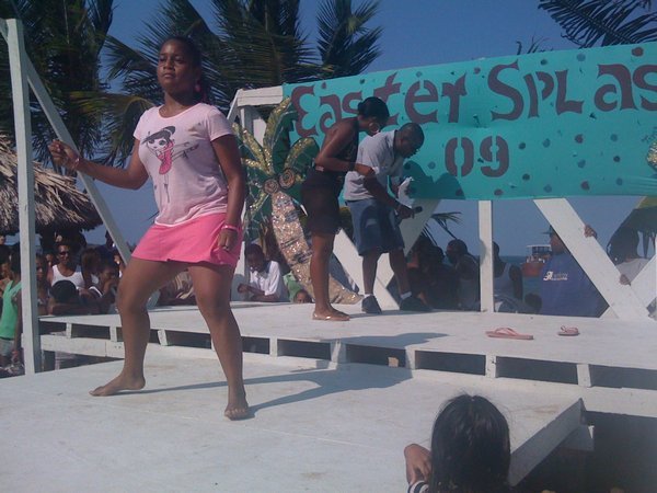 The Winner of the Easter Punta Dancing contest!