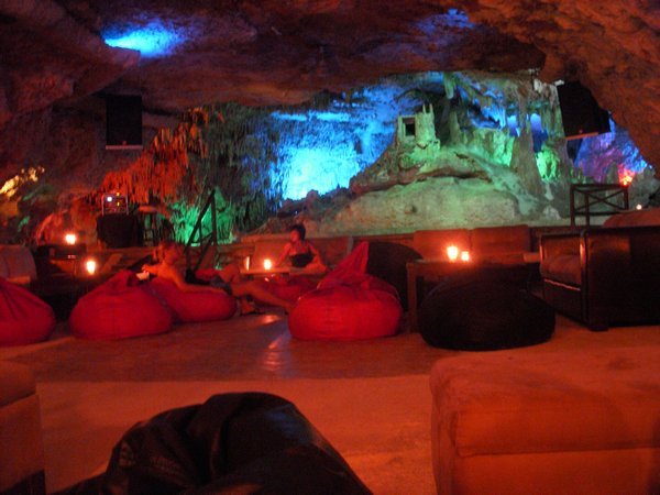 Best idea ever!  A cave bar!