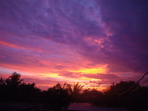Sunrise off my porch