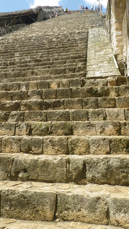 the steps to temple topo!