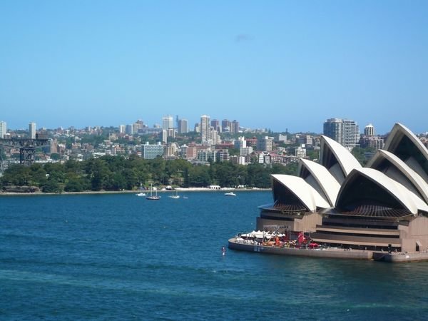 View From Sydney Harbour Bridge