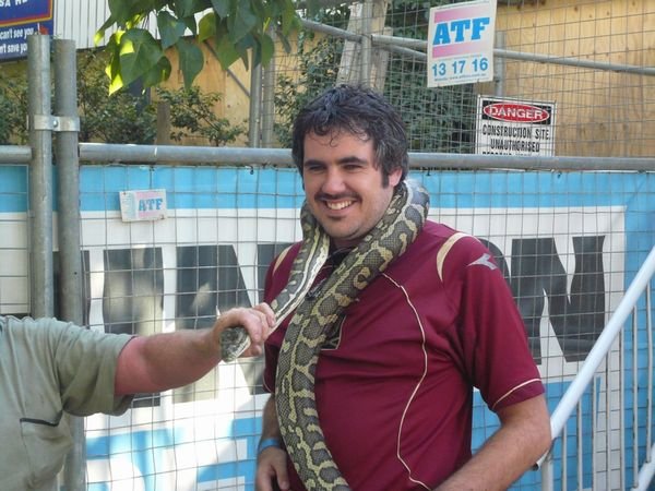Gary and his snake!! 
