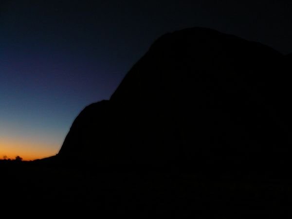 Uluru In Dark