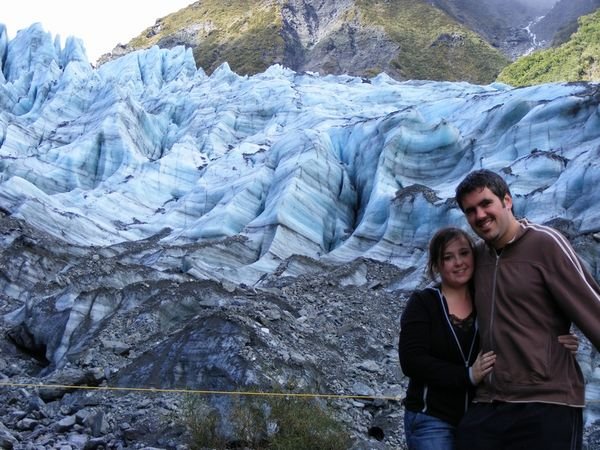 Us In Front Of Fox Glacier