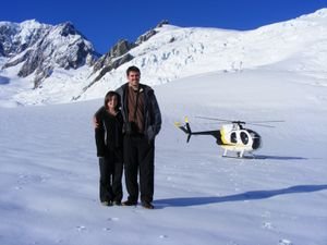 Us On The Glacier Top