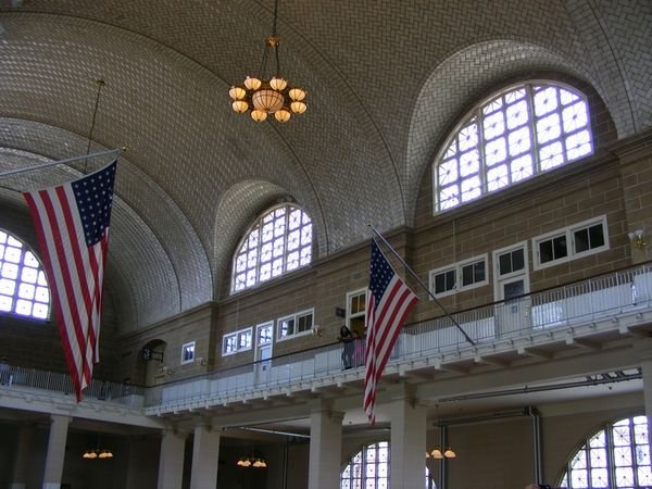 Inside Immigration Hall